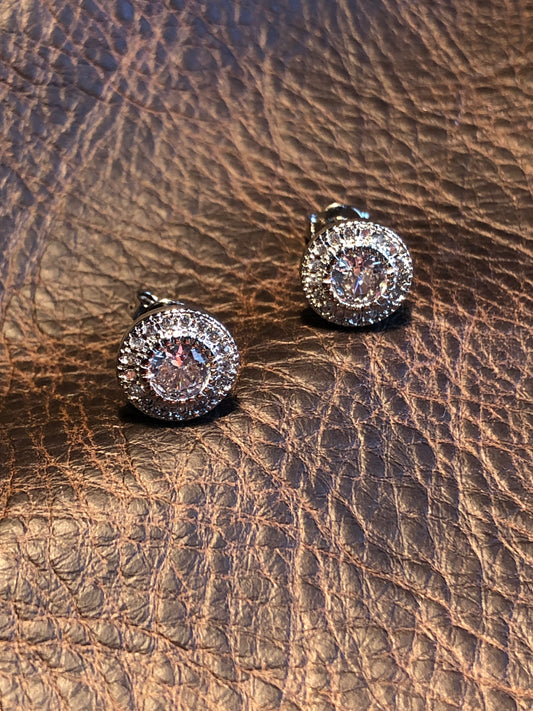 Cubic Stud Earrings