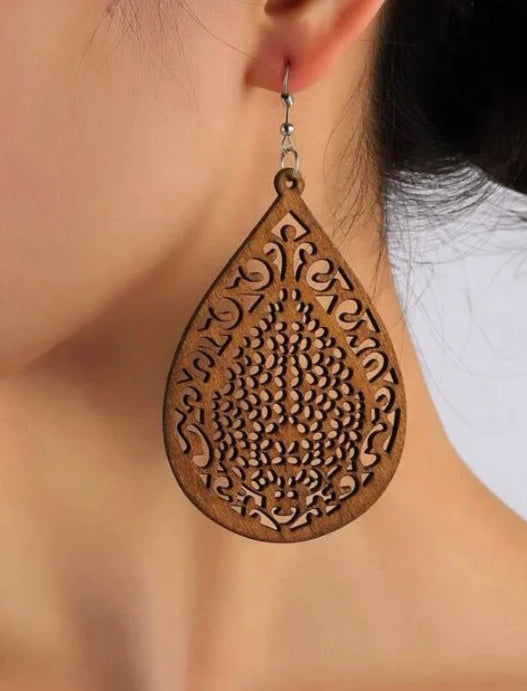 Curved Drop Earrings