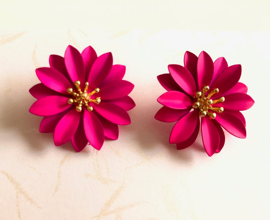 Pink Blossom Earrings